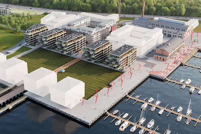 Byggprojekt Noblessner i Tallin Estland - Merko