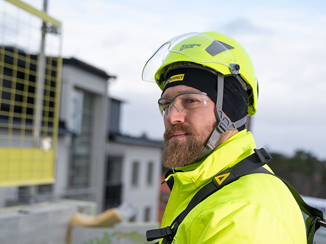 Helmet SR flash high vis yellow