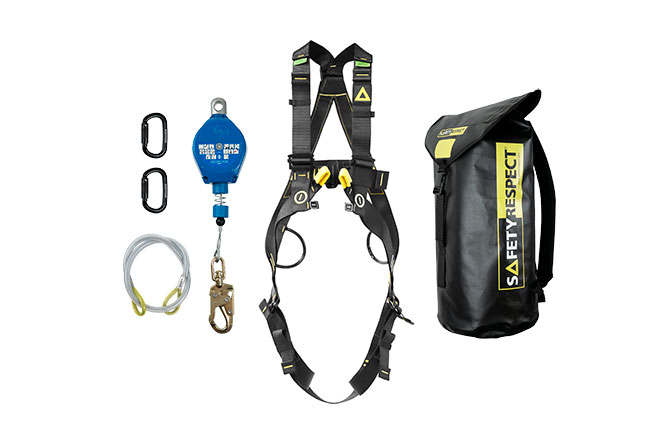Personal fall protection construction kit Personal fall protection construction kit