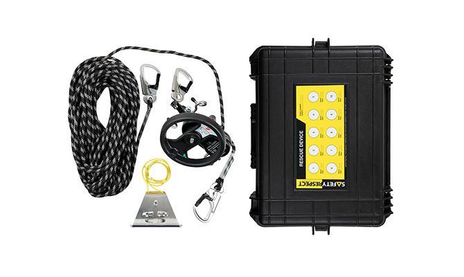 Rescue kit with case - Räddningsutrustning personligt fallskydd
